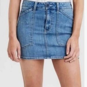 American Eagle Ne(x)t level stretch blue denim skirt